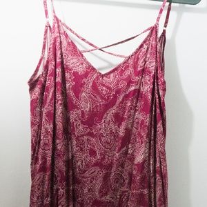 Maroon Cami Dress
